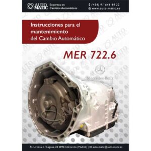 Instrucciones paso a paso para el mantenimiento del cambio automático Mer 722.6