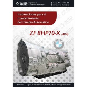 Instrucciones paso a paso para el mantenimiento del cambio automático ZF8HP70-X